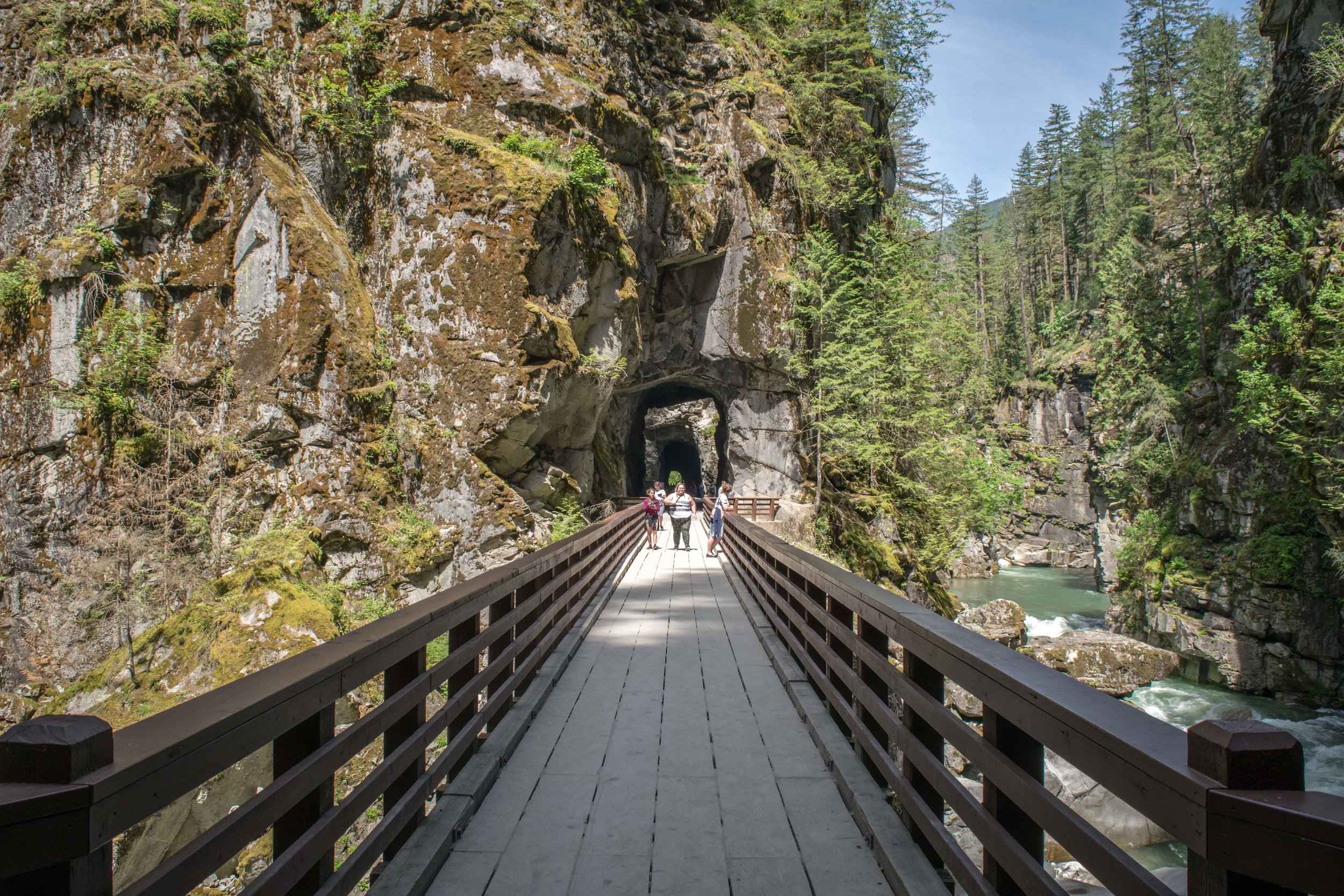 Exploring the Othello Tunnels in Coquihalla Canyon Provincial Park