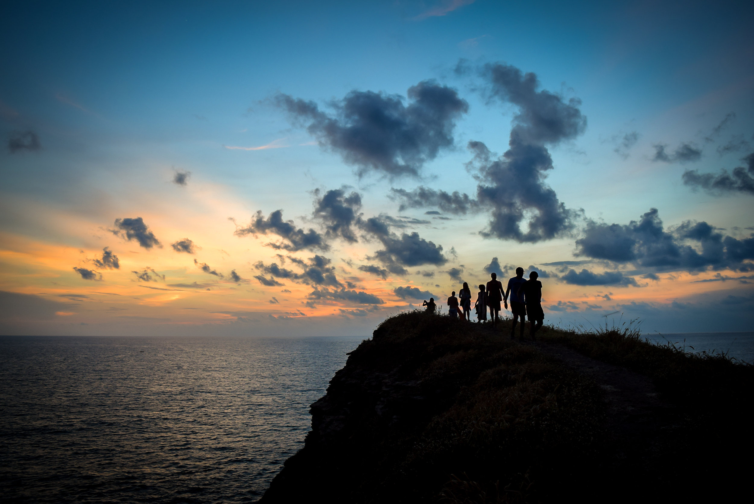 The Oaxacan Coastline at Sunset